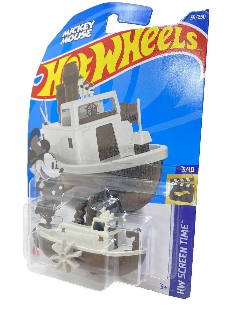 Hot Wheels Disney Steamboat Brown #35 35/250 2021 HW Screen Time 3/10